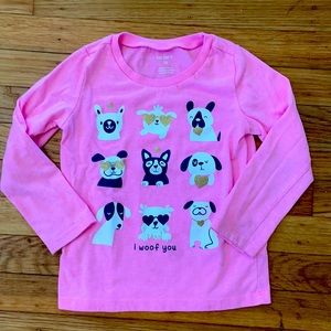 Pink “I woof you” shirt (Carter’s 3T)
